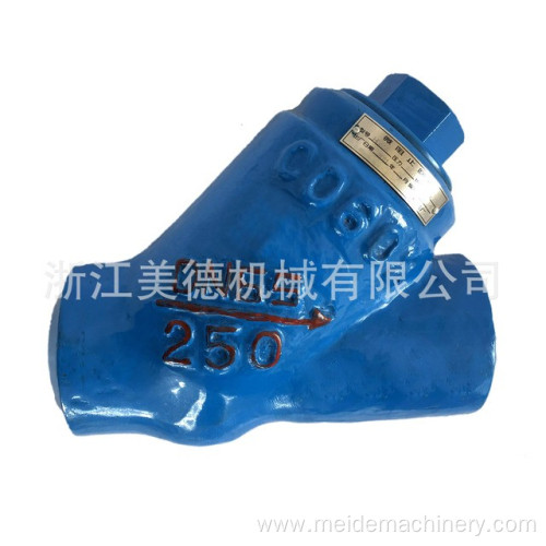 High pressure y-type check valve